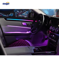 Kit d'éclairage d'ambiance intérieur GUGO W212 E Class pour Mercedes-Benz Classe E W212 (2010-2015) à empattement court, 30 couleurs, garniture LED