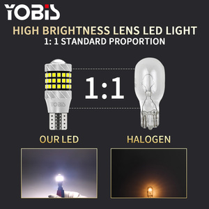 YOBIS T15 Projecteur <span class=keywords><strong>de</strong></span> phare Len Light 921 W16W 57SMD 2016 <span class=keywords><strong>LED</strong></span> Auto <span class=keywords><strong>Feu</strong></span> <span class=keywords><strong>de</strong></span> freinage supplémentaire Canbus 24V Feux <span class=keywords><strong>de</strong></span> <span class=keywords><strong>recul</strong></span> Voiture 12V <span class=keywords><strong>Feu</strong></span> <span class=keywords><strong>de</strong></span> jour DRL - Product Image 3