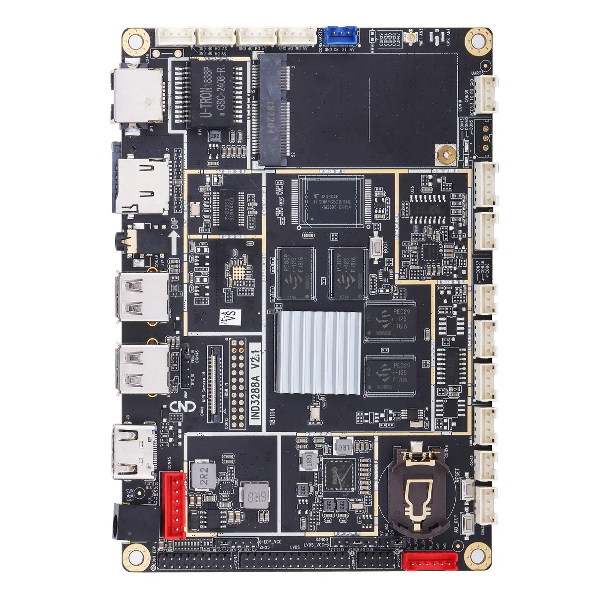 Universelle rk3288 android board quad core 2G 16G 4g edp lte wifi controller platine