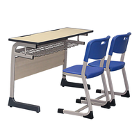 Ensembles de meubles pour enfants, table et deux chaises, bureau et chaise de classe scolaire, double bureau pour enfants