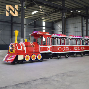 Tren <span class=keywords><strong>Infantil</strong></span> sin Vías de 24 Asientos a Batería con Certificación CE para <span class=keywords><strong>Parque</strong></span> Temático - Product Image 4