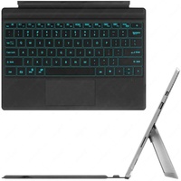 Pour Microsoft Surface Pro 3 4 tablette sans fil rétro-éclairage pavé tactile clavier pour Surface Pro 7 5 6 turc russe arabe clavier