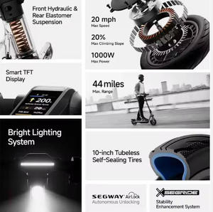2025 mới <span class=keywords><strong>Ninebot</strong></span> F3 32 km/h 1000W điện Scooter có thể gập lại Skateboard thông minh kickscooter scooter điện - Product Image 5