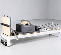 Reformer de Pilates en aluminium résistant à la corrosion, pliable, équipement de fitness pour salle de sport, vente en gros OEM