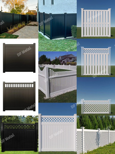 Df Giá Thấp PVC Hàng Rào Riêng Tư Trắng Nhựa Hàng Rào Bảng Điều Chỉnh Nhà Máy Trực Tiếp Cung Cấp Ngoài Trời Vườn Vinyl PVC Hàng Rào H1.8 * 2.44W - Product Image 4