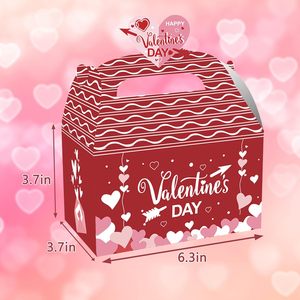 12 Cajas de Papel para Dulces con Diseño de Labios y la Frase '<span class=keywords><strong>Kissme</strong></span>' para el Día de San Valentín, Cajas de Regalo para Fiestas - Product Image 2