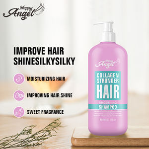 <strong>Happy</strong> Angel Home Use Hair Straightening Keratin Kit Brazil Keratin After Daily Care <strong>Natural</strong> Hair <strong>Shampoo</strong> and Conditioner - Product Image 2