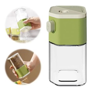 Quantitative Glass <b>Spice</b> Shaker Pepper Salt <b>Jar</b> Moisture Proof Seasoning Container Kitchen Condiment Bottle - Product Image 1