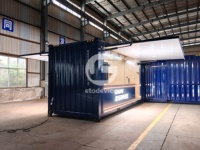 Bar en conteneur préfabriqué de 20 pieds entièrement personnalisable, bar modulaire en conteneur maritime pour pub commercial extérieur