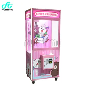 Teddy Bear Vending Arcade moeda operado garra guindaste máquina Lucky Star garra máquina para criança