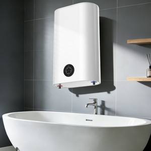 <span class=keywords><strong>Chauffe</strong></span>-<span class=keywords><strong>eau</strong></span> électrique vertical plat à double réservoir Enamei, capacité 30/50/80/100 litres, IPX4, pour salle de bain et cuisine - Product Image 1