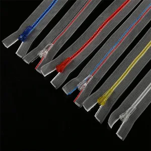 Manufacturer wholesale plastic derlin #5 zipper quality guarantee open end zipper