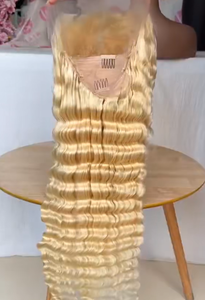 วิกผมลูกไม้บราซิลคุณภาพสูงแบ<span class=keywords><strong>บ</strong></span>ใส  วิกผมลูกไม้เต็มศีรษะ  แบ<span class=keywords><strong>บ</strong></span>เย็บสองชั้น  เงางาม  มีแบ<span class=keywords><strong>บ</strong></span>ผมหยิกและ<span class=keywords><strong>ผม</strong></span><span class=keywords><strong>ลอน</strong></span>ให้เลือก - Product Image 2