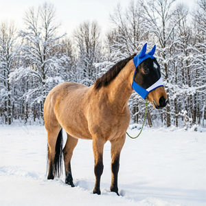 Moustiquaire personnalisée réfléchissante extensible en Lycra <span class=keywords><strong>pour</strong></span> <span class=keywords><strong>chevaux</strong></span>, anti-insectes et anti-moustiques, avec aérations - Product Image 1