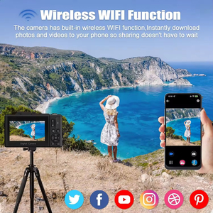 Cámara de Vlogging 75MP 5K en Oferta, AF 18X, WiFi, APP, Pantalla HD de 3.0'', Función de Cámara Web, Personalizable OEM, DC1808, 18X Digital, 1)5K Ul - Product Image 4