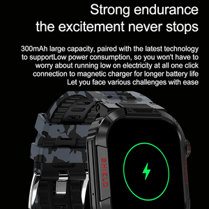 Tk25 Outdoor Drie Proof Sport Smart Watch Mannen Ip68 Waterdicht Portugees Oekraïsch Arabisch Taal Bt Call Voor Android Ios - Product Image 2