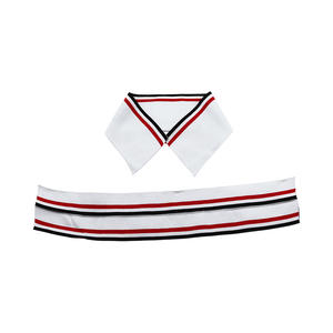 Ribete de Punto Plano de Poliéster y Elastano para Cuello de Polo, Ribete de Punto a Rayas de Colores para Puños, Cintura y Dobladillo Inferior - Product Image 2