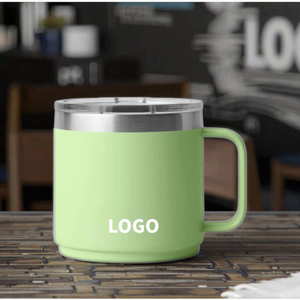 Tại Gói Hiện Đại Thép Không Gỉ Cốc Cà Phê Đôi Tường Cách Nhiệt Cho Nóng Đồ Uống Lạnh Phun Tráng Cốc Nước Thoải Mái Xử Lý - Product Image 3