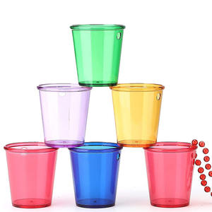 जन्मदिन/आयरिश ग्रीन/पार्टी बेडेड कस्टम प्रिंटिंग बियर प्लास्टिक शॉट ग्लास नेकलेस नेकलेस - Product Image 4