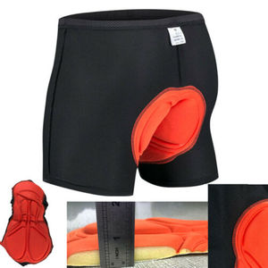 Venta al por mayor deportes esponja Gel 3D acolchado transpirable secado rápido Spandex/algodón hombres pantalones cortos ropa interior de ciclismo - Product Image 6