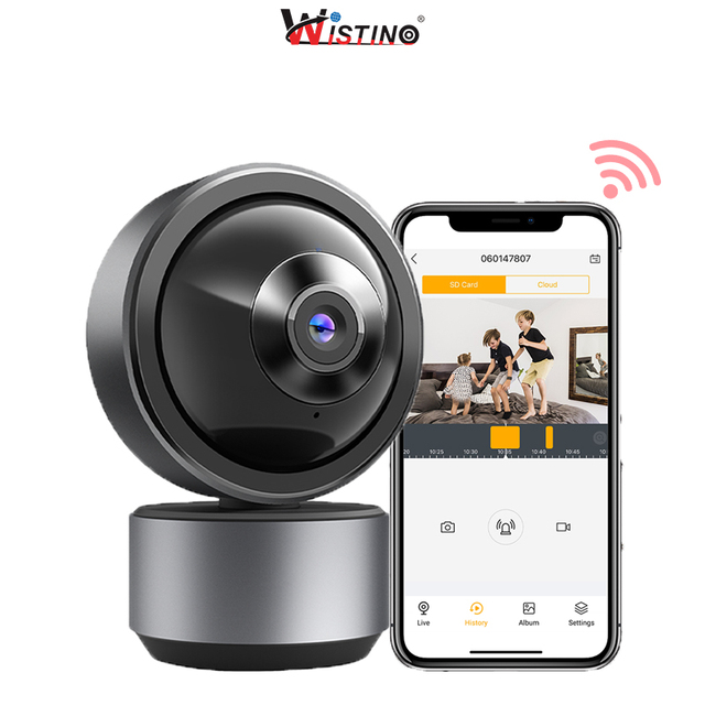 Wistino 5MP Indoor Wireless Wifi Camera Online Watch Remote Motion Detection Cctv Security Camera