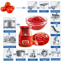 Prix usine Tomate Mangue Pâte Purée Pulpe Jus Sauce Ketchup Confiture Machine Ligne de production