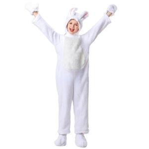 Costume de lapin blanc pour enfants, combinaison pour filles, performance scénique, printemps 2025 - Product Image 2