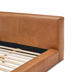 Cama Tapizada de Lujo Moderna con Cabecero Grueso de Napa | Tamaño y Color Personalizables | Directo de Fábrica - Product Image 3