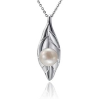 Collier pendentif en argent sterling 925 avec perle d'eau douce, tortue et diamant moissanite pour femme, bijoux tropicaux hawaïens