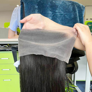 Cheveux humains brésiliens 13x6 13x4 HD Lace Frontal, 4x4 5x5 6x6 HD Lace Closure avec baby hair, Swiss Hd Lace Frontal - Product Image 3