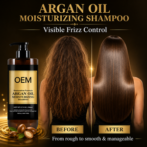 Champú Restaurador de Aceite de Argán con Marca Personalizada, 500 ml, Fórmula Hidratante y Antiencrespamiento para Todo Tipo de Cabello, Venta al Por Mayor - Product Image 6