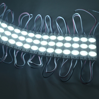 Modules LED d'injection Raccords de signalisation 3D Blanc pur Blanc froid Lumière rouge Module de signalisation 3D Raccord d'éclairage LED