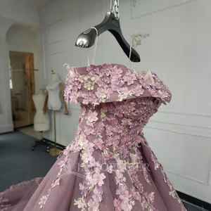 Nouvelle Robe de Soirée de Luxe, Silhouette Robe de Bal, Style Modeste, Traîne Chapelle, Caractéristique Maternité, Motif, Longue, Longueur Ras du Sol, Organza - Product Image 4