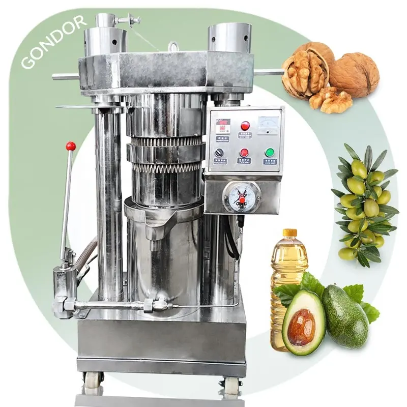 Palm Mango Butter Prickly Pear Seed Home Use Hydraulic Oil Expeller Presser Cacao Cold Press Machine