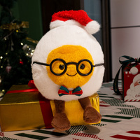 Jouet en peluche de Noël style anime, super doux, avec rembourrage en coton PP, anti-stress pour enfants