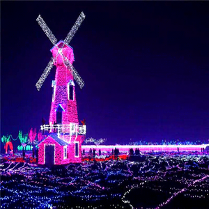 3D LED Christmas Windmill Decoration Light Designed for Shopping Malls, Resorts and Holiday Projects - Product Image 1