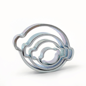 Colliers <span class=keywords><strong>de</strong></span> <span class=keywords><strong>serrage</strong></span> pour tuyaux à sertir plaqués, en acier inoxydable 304, <span class=keywords><strong>Double</strong></span> <span class=keywords><strong>oreille</strong></span>, colliers <span class=keywords><strong>de</strong></span> <span class=keywords><strong>serrage</strong></span>, tailles 11 à 13 - Product Image 3