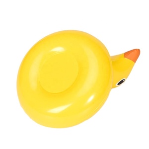 All'ingrosso flottante per piscina portabicchieri in PVC gonfiabile giallo anatra porta bevande per la festa di nuoto - Product Image 4