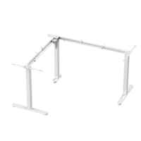 Cadre de bureau debout moderne modulaire réglable en hauteur, à moteur unique, ergonomique, en métal, pliable et extensible