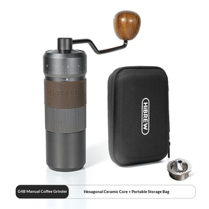 OEM/ODM <span class=keywords><strong>HiBREW</strong></span> G4B Moulin à café manuel en alliage d'aluminium à manivelle Boîte cadeau italienne pour pot Moka Petite taille pour la maison - Product Image 1