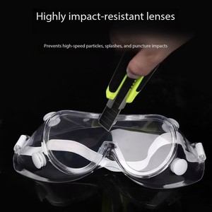 透明防霧傷防止安全ゴーグル工業用構造ダストスプラッシュ保護メガネ - Product Image 5