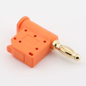 6-цветный 4-миллиметровый штекер-банан из нержавеющей стали с золотым покрытием — настраиваемый разъем для динамиков для соединения и подключения - Product Image 1