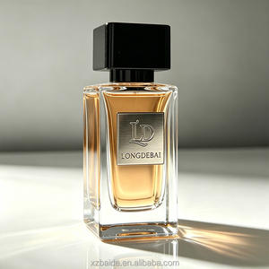 Precio de Fábrica, Botella de Perfume Vacía Transparente Personalizada para Hombre, 50ml 100ml, Botella de Perfume Cuadrada de Vidrio de Lujo con Caja de Empaque - Product Image 2