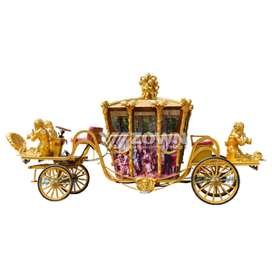 ZOWN Chariot Équestre Électrique de Luxe Royal, Véhicule de Cérémonie Élégant, Conception Classique Faite à la Main, pour Mariages, Parades, Événements et Usage Commercial - Product Image 2