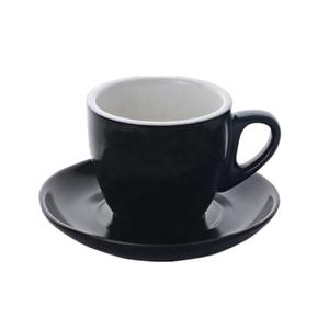 แก้วมักเซรามิกสีขาวพิมพ์ลายคราม,ชุดแก้วกาแฟเอสเปรสโซสำหรับใช้ในบ้านไร่อาหารร้านอาหาร - Product Image 3