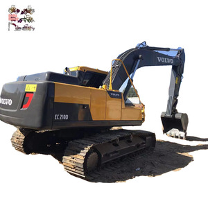 รถขุดตีนตะขาบ Volvo 21 ตัน รุ่น EC210D มือสอง สภาพดี เครื่องจักรก่อสร้าง กระบอกไฮดรอลิก เครื่องยนต์ มอเตอร์ ครบชุด - Product Image 1