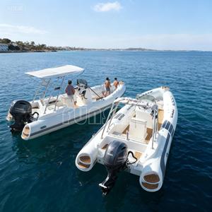 <span class=keywords><strong>Gommone</strong></span> di Lusso <span class=keywords><strong>a</strong></span> Motore da 8 Posti 600 Barca <span class=keywords><strong>Gonfiabile</strong></span> <span class=keywords><strong>a</strong></span> Chiglia Semirigida in Vetroresina e Hypalon 19ft 5.8m Fabbricato in Cina in Materiale PVC - Product Image 1