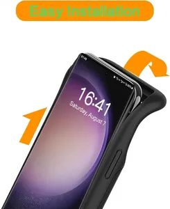 Étui de chargeur de batterie 10000 mAh pour <span class=keywords><strong>Samsung</strong></span> Galaxy S22 Ultra S23 Ultra S23 Plus Étui de charge sans fil Batterie externe S23 - Product Image 5