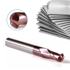 ดอกกัดปลายมน 2 ฟลุต ทำจากเหล็กทังสเตนอัลลอยด์ประสิทธิภาพสูง สำหรับวัสดุที่มีความแข็งสูง HRC60 ซีรีส์ความแม่นยำสูง รองรับ OEM/ODM ความเร็วสูง - Product Image 1