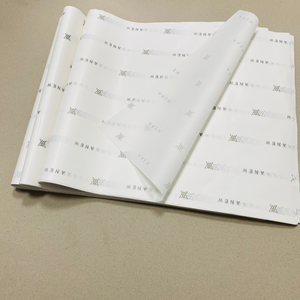 Papel tisú transparente de alta calidad, estilo de lujo, Impresión de logotipo personalizado, envoltura transpirable a prueba de humedad para uso industrial DIY - Product Image 5